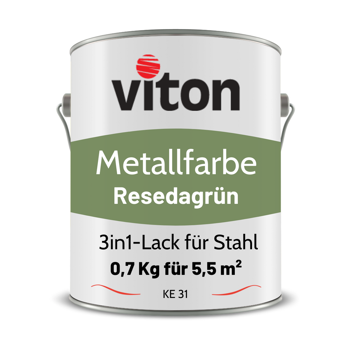 VITON Metallfarbe KE31: 3-in-1 inkl. Rostschutz & Grundierung