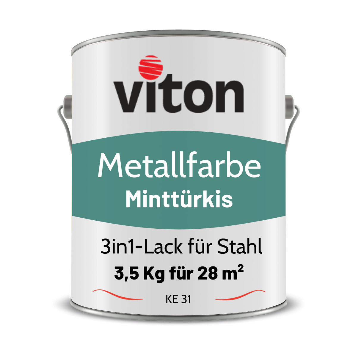 VITON Metallfarbe KE31: 3-in-1 inkl. Rostschutz & Grundierung