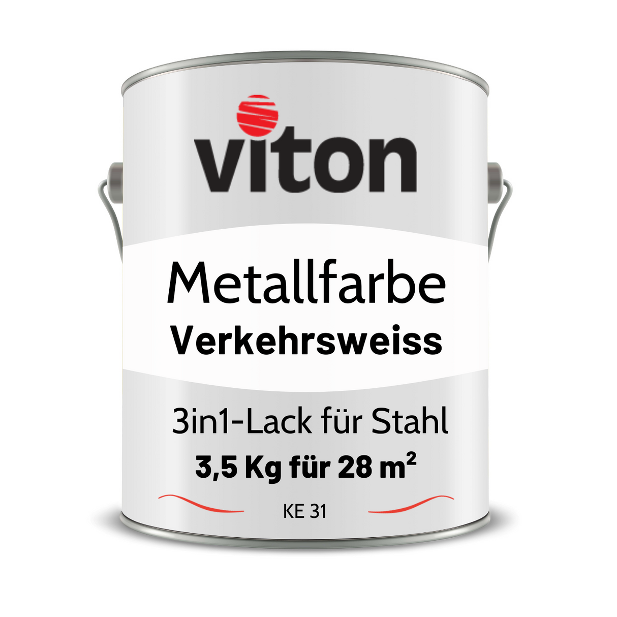 VITON Metallfarbe KE31: 3-in-1 inkl. Rostschutz & Grundierung