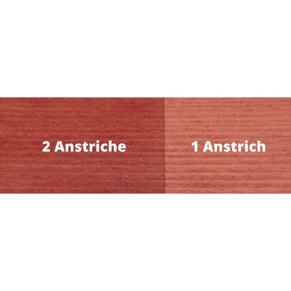 BELINKA Holzlasur: Premium Holzanstrich für Innen und Außen - Rot 0.75 Liter - Berico Farben