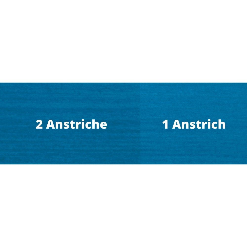BELINKA Holzlasur: Premium Holzanstrich für Innen und Außen - Santorini-Blau 0.75 Liter - Berico Farben