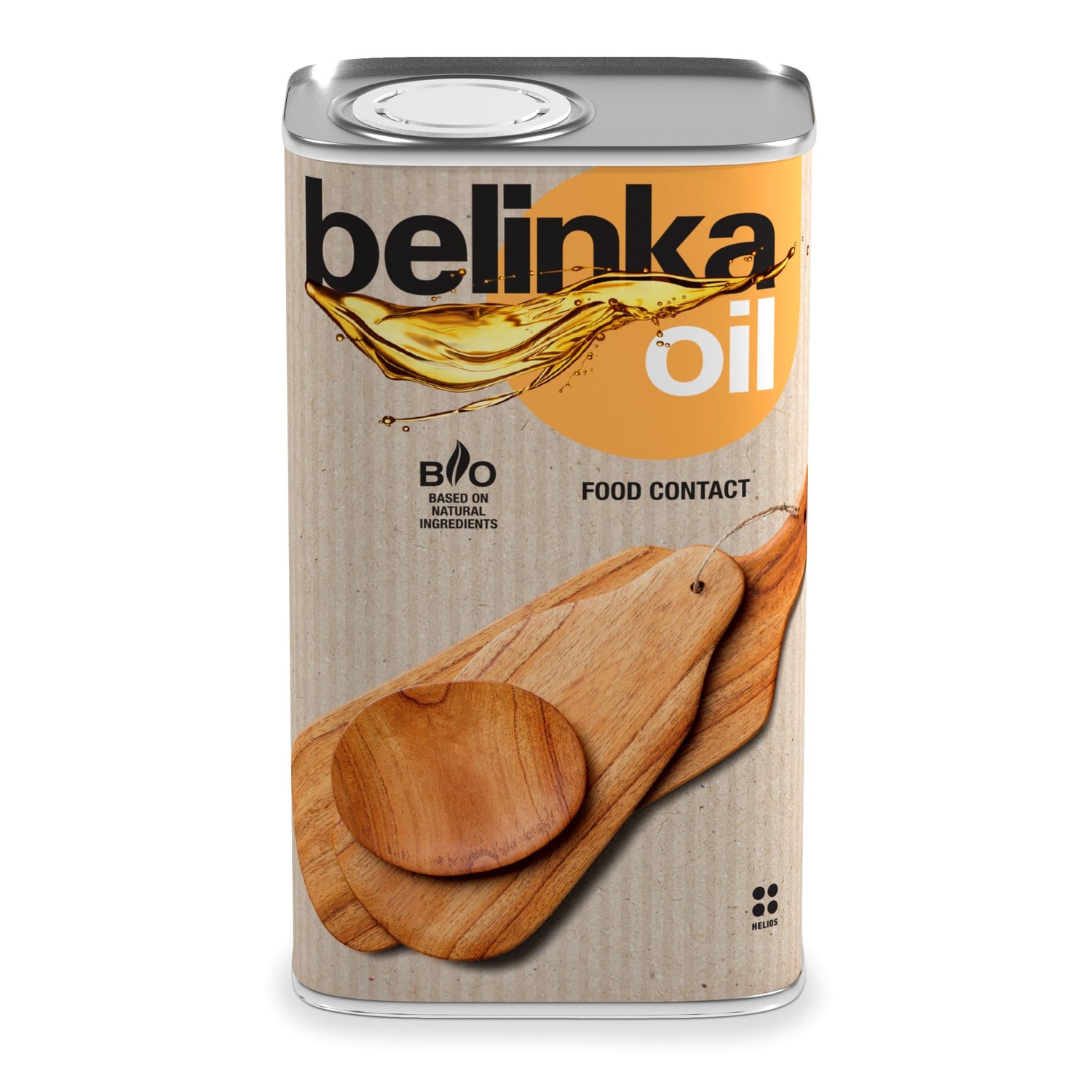 BELINKA Holzöl für Lebensmittelkontakt – Pflanzlich/Vegan - Lebensmittelecht - 0.5 Liter - Berico Farben