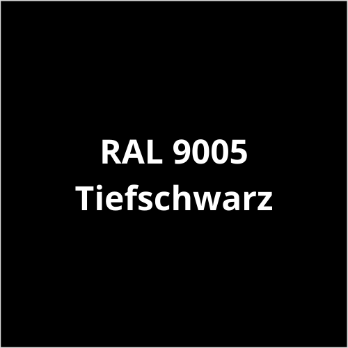 VITON Buntlack & Möbelfarbe HAE 30 - Vielseitig und Umweltschonend - 0.7 Kg RAL 9005 – Tiefschwarz - Berico Farben