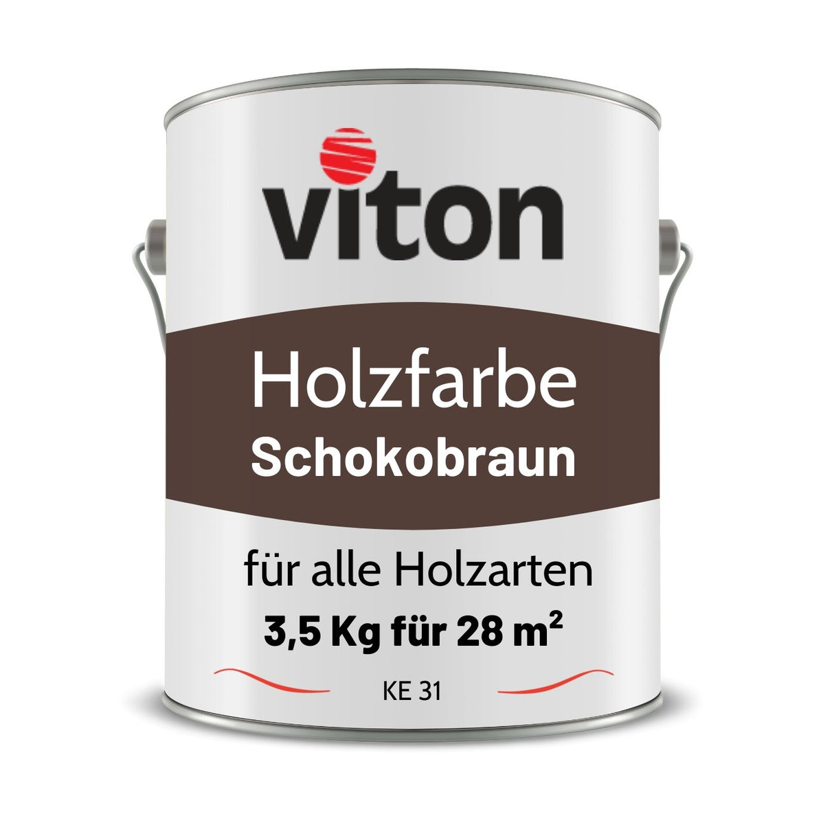 VITON Holzfarbe & Wetterschutzfarbe für Außen - 3in1 Grundierung & Deckfarbe - RAL 1015 - Hellelfenbein 3.5 Kg - Berico Farben