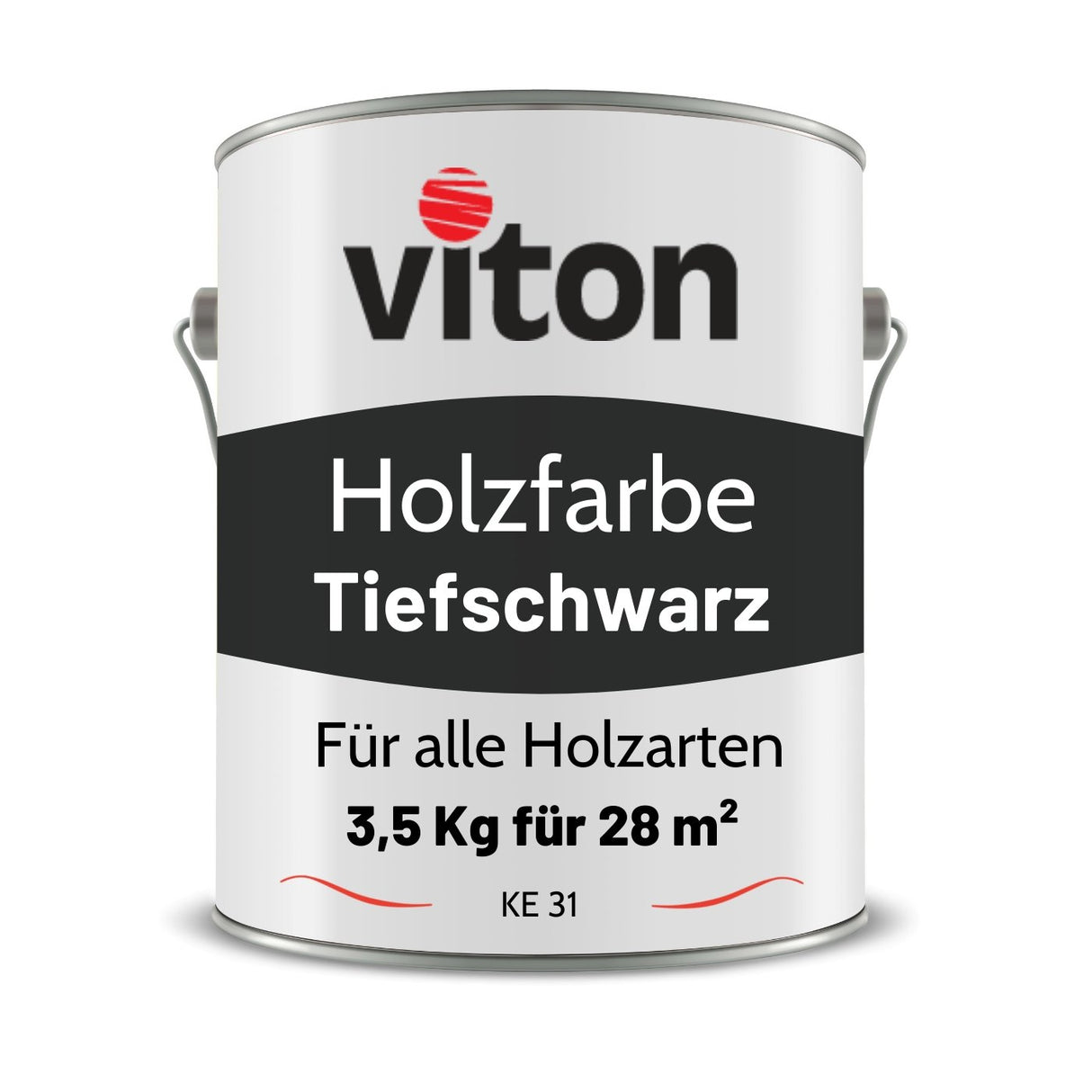 VITON Holzfarbe & Wetterschutzfarbe für Außen - 3in1 Grundierung & Deckfarbe - RAL 1015 - Hellelfenbein 3.5 Kg - Berico Farben