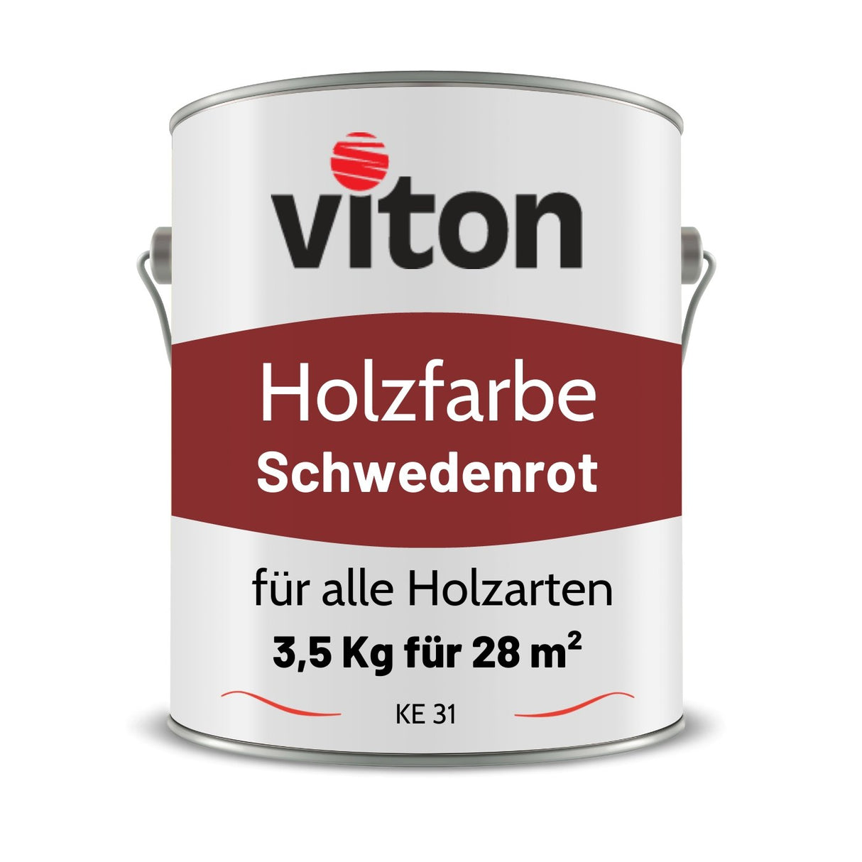 VITON Holzfarbe & Wetterschutzfarbe für Außen - 3in1 Grundierung & Deckfarbe - RAL 1015 - Hellelfenbein 3.5 Kg - Berico Farben