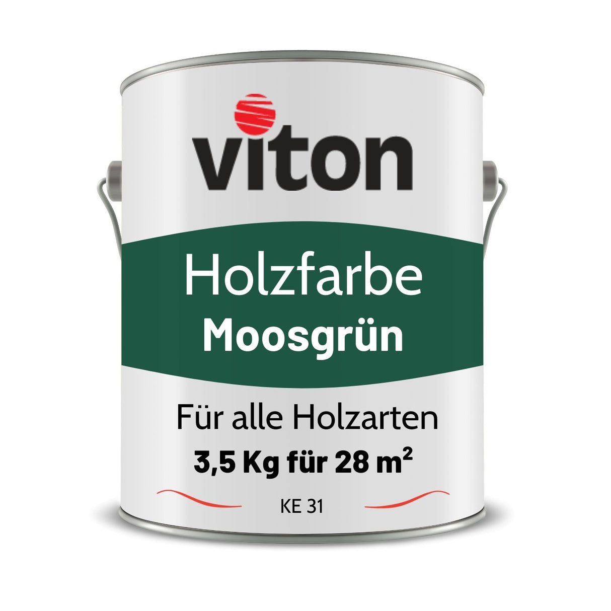 VITON Holzfarbe & Wetterschutzfarbe für Außen - 3in1 Grundierung & Deckfarbe - RAL 1015 - Hellelfenbein 3.5 Kg - Berico Farben