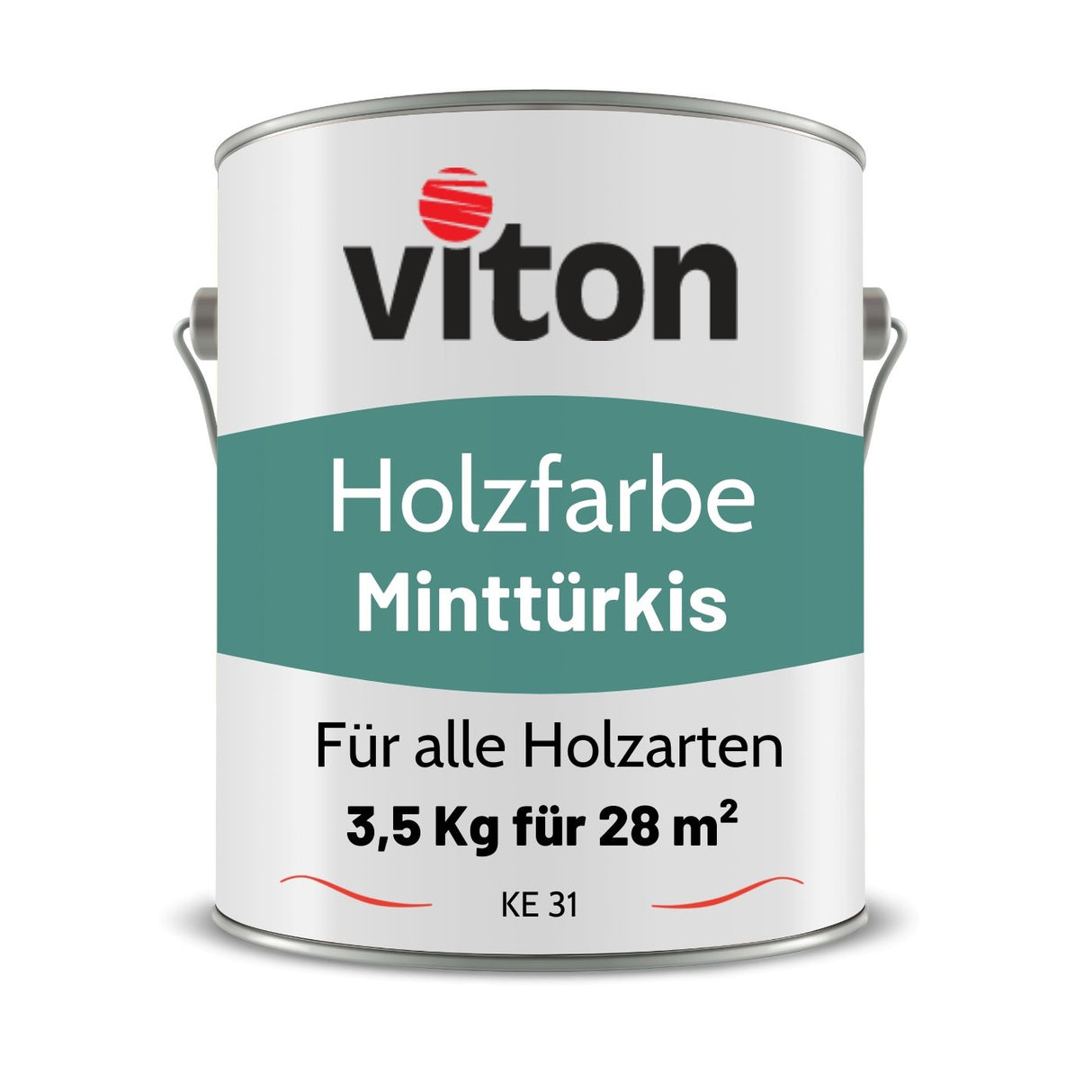 VITON Holzfarbe & Wetterschutzfarbe für Außen - 3in1 Grundierung & Deckfarbe - RAL 1015 - Hellelfenbein 3.5 Kg - Berico Farben