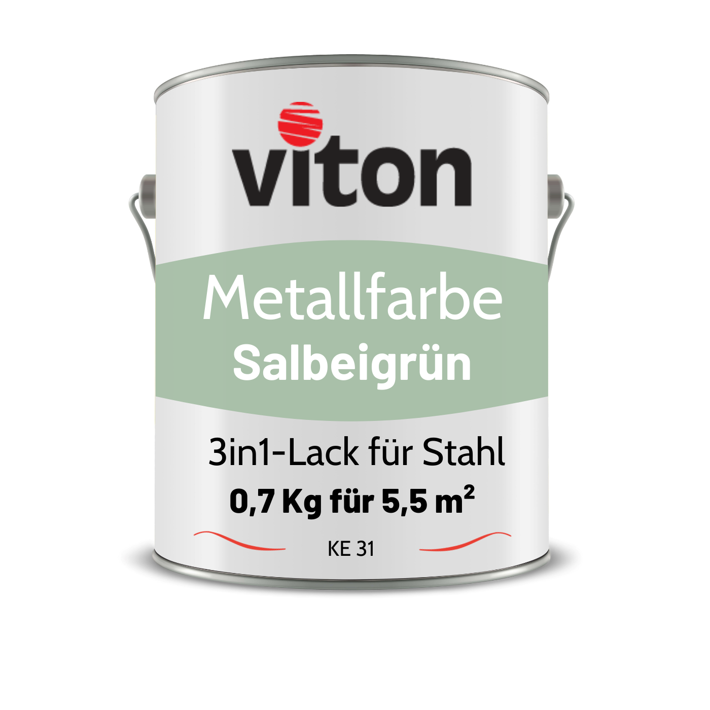 VITON Metallfarbe KE31: 3-in-1 inkl. Rostschutz & Grundierung