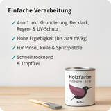 BERICO Holzfarbe: 4-in-1 Holzlack für Innen und Außen