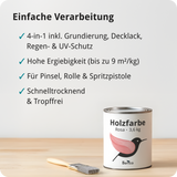 BERICO Holzfarbe: 4-in-1 Holzlack für Innen und Außen