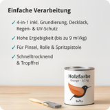 BERICO Holzfarbe: 4-in-1 Holzlack für Innen und Außen