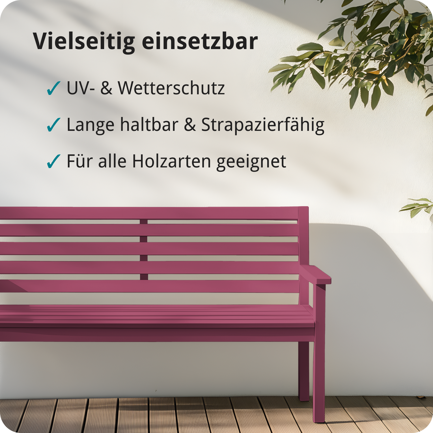 BERICO Holzfarbe: 4-in-1 Holzlack für Innen und Außen