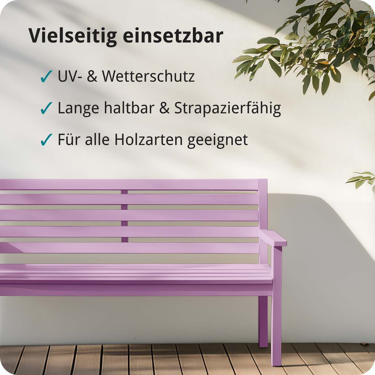BERICO Holzfarbe: 4-in-1 Holzlack für Innen und Außen