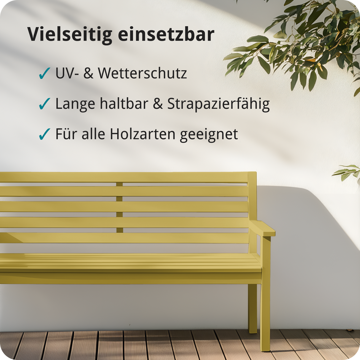 BERICO Holzfarbe: 4-in-1 Holzlack für Innen und Außen