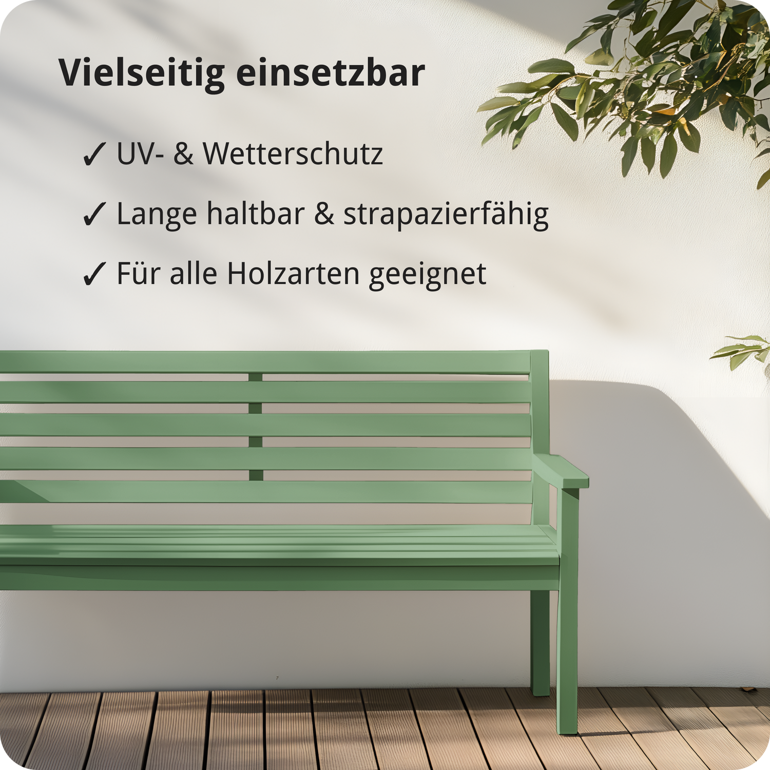 BERICO Holzfarbe: 4-in-1 Holzlack für Innen und Außen