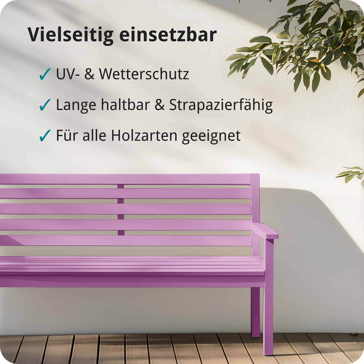 BERICO Holzfarbe: 4-in-1 Holzlack für Innen und Außen