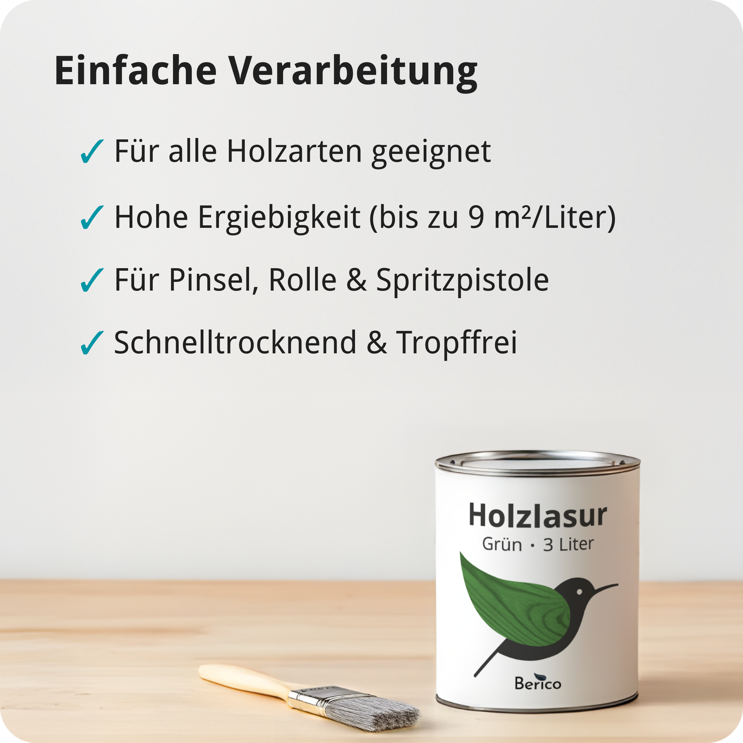 Berico Lasur - Der wetterfeste Holzschutz für Innen und Außen