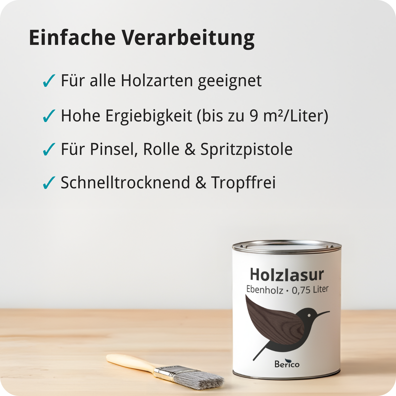 Berico Lasur - Der wetterfeste Holzschutz für Innen und Außen