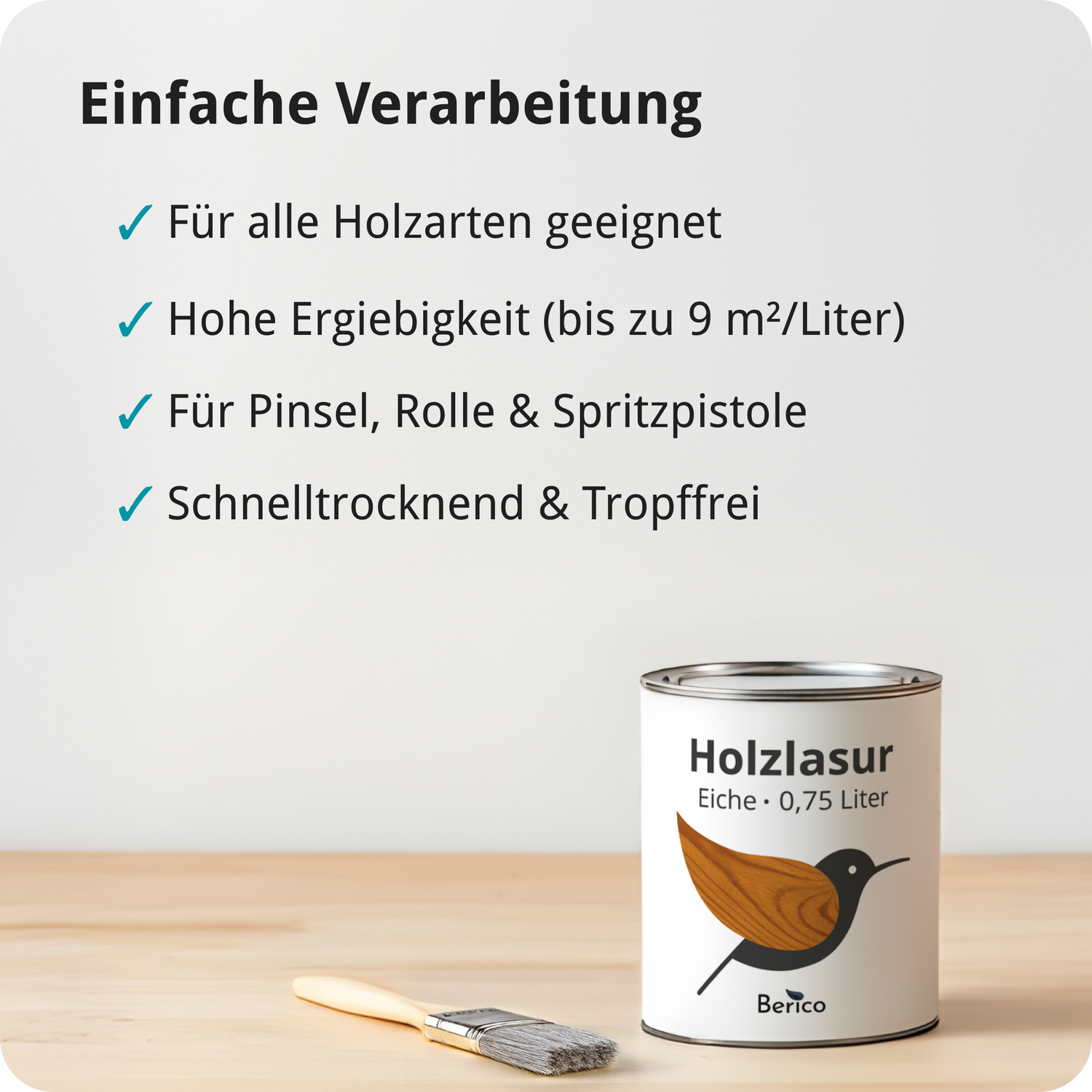 Berico Lasur - Der wetterfeste Holzschutz für Innen und Außen