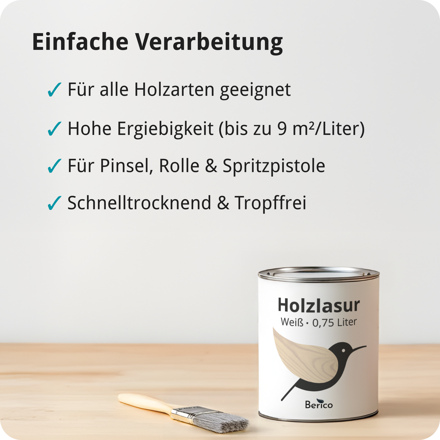 Berico Lasur - Der wetterfeste Holzschutz für Innen und Außen