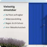 BERICO Metallfarbe: geruchsarmer und stark haftender 4-in-1 Lack