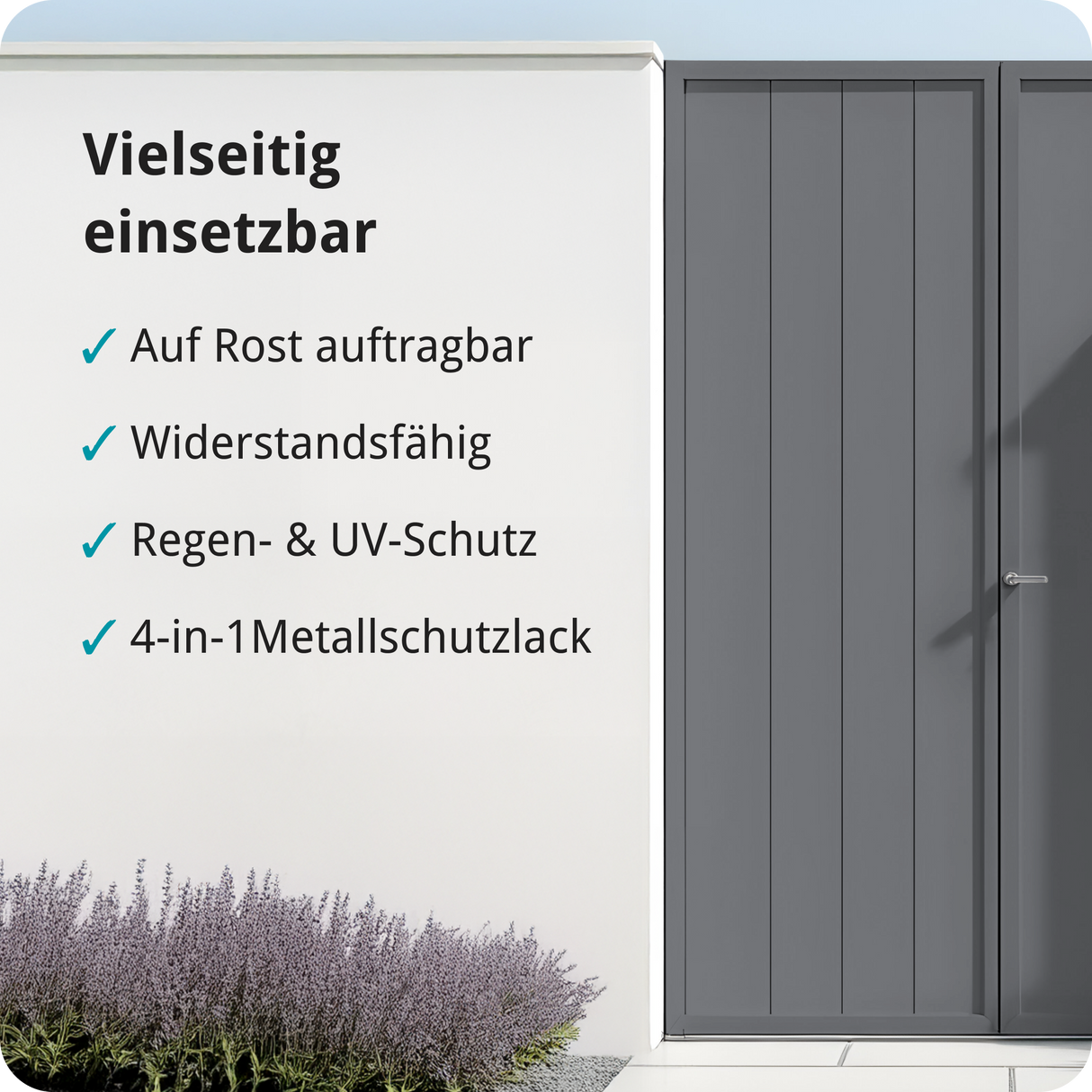 BERICO Metallfarbe: geruchsarmer und stark haftender 4-in-1 Lack