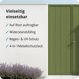 BERICO Metallfarbe: geruchsarmer und stark haftender 4-in-1 Lack