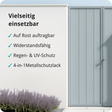 BERICO Metallfarbe: geruchsarmer und stark haftender 4-in-1 Lack