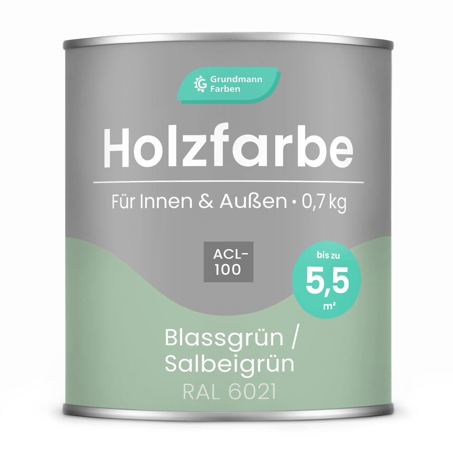 GRUNDMANN Holzfarbe & Wetterschutzfarbe: 4-in-1 Holzanstrich inkl. Grundierung
