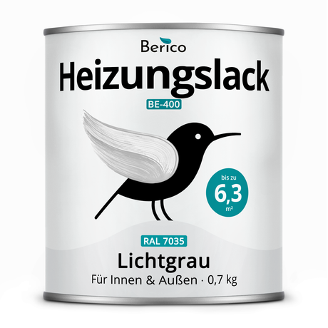 Berico Heizkörperlack - Die Heizungsfarbe auch für Kupferrohre