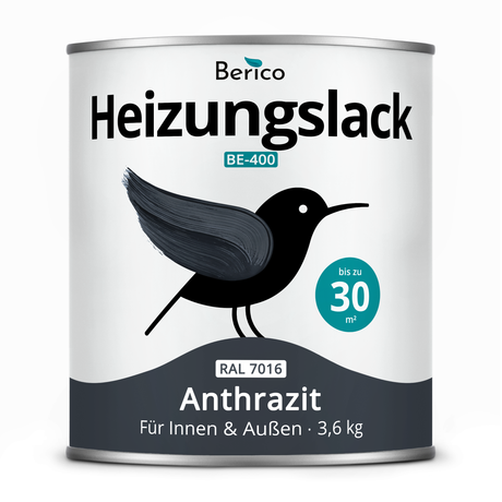 Berico Heizkörperlack - Die Heizungsfarbe auch für Kupferrohre