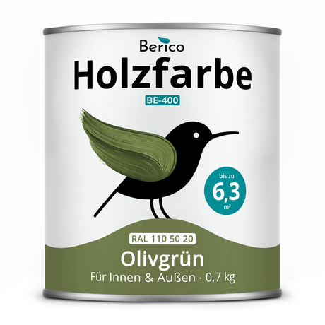 BERICO Holzfarbe: 4-in-1 Holzlack für Innen und Außen