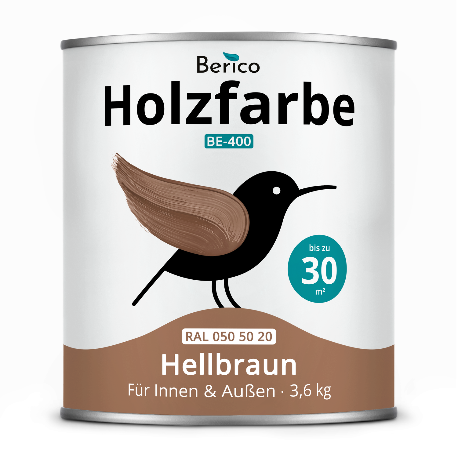 BERICO Holzfarbe: 4-in-1 Holzlack für Innen und Außen