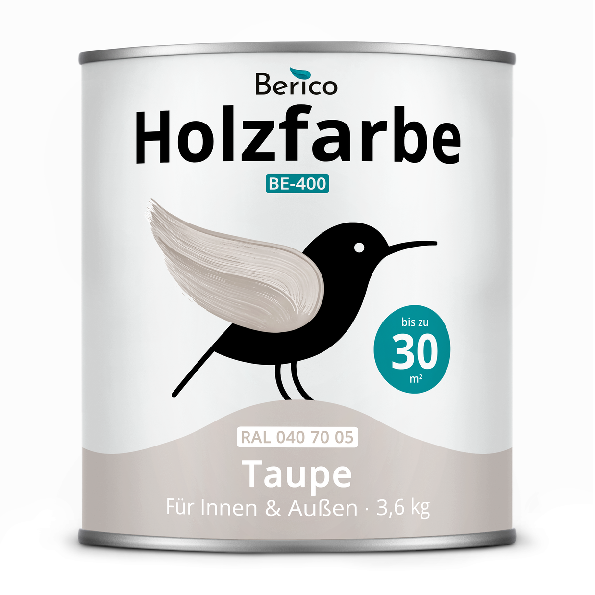 BERICO Holzfarbe: 4-in-1 Holzlack für Innen und Außen