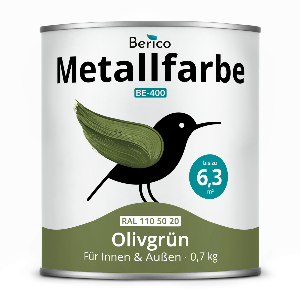 BERICO Metallfarbe: geruchsarmer und stark haftender 4-in-1 Lack