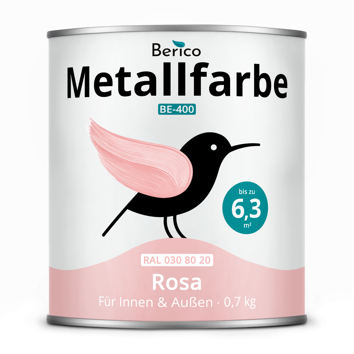BERICO Metallfarbe: geruchsarmer und stark haftender 4-in-1 Lack