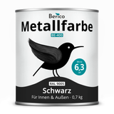 BERICO Metallfarbe: geruchsarmer und stark haftender 4-in-1 Lack