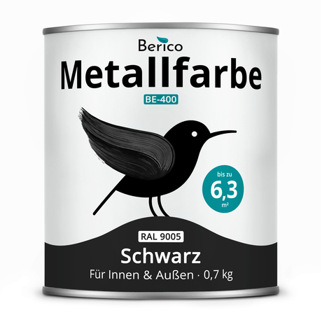 BERICO Metallfarbe: geruchsarmer und stark haftender 4-in-1 Lack