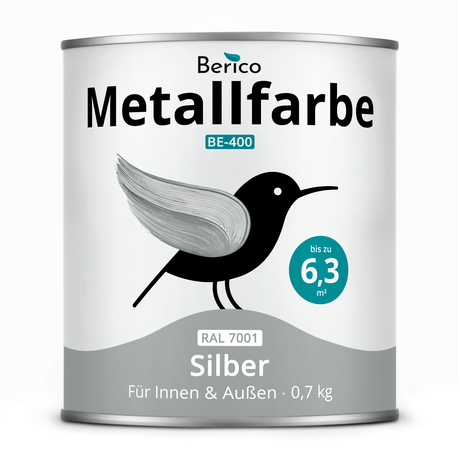 BERICO Metallfarbe: geruchsarmer und stark haftender 4-in-1 Lack