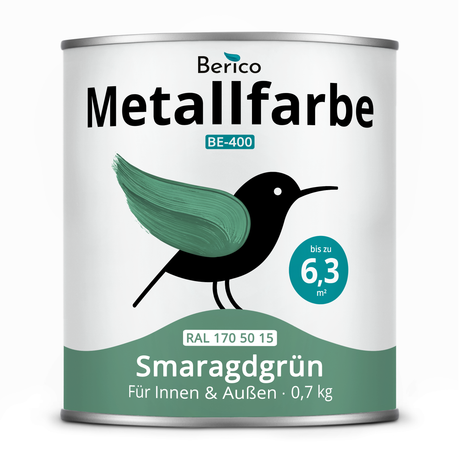 BERICO Metallfarbe: geruchsarmer und stark haftender 4-in-1 Lack