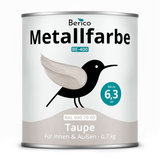 BERICO Metallfarbe: geruchsarmer und stark haftender 4-in-1 Lack
