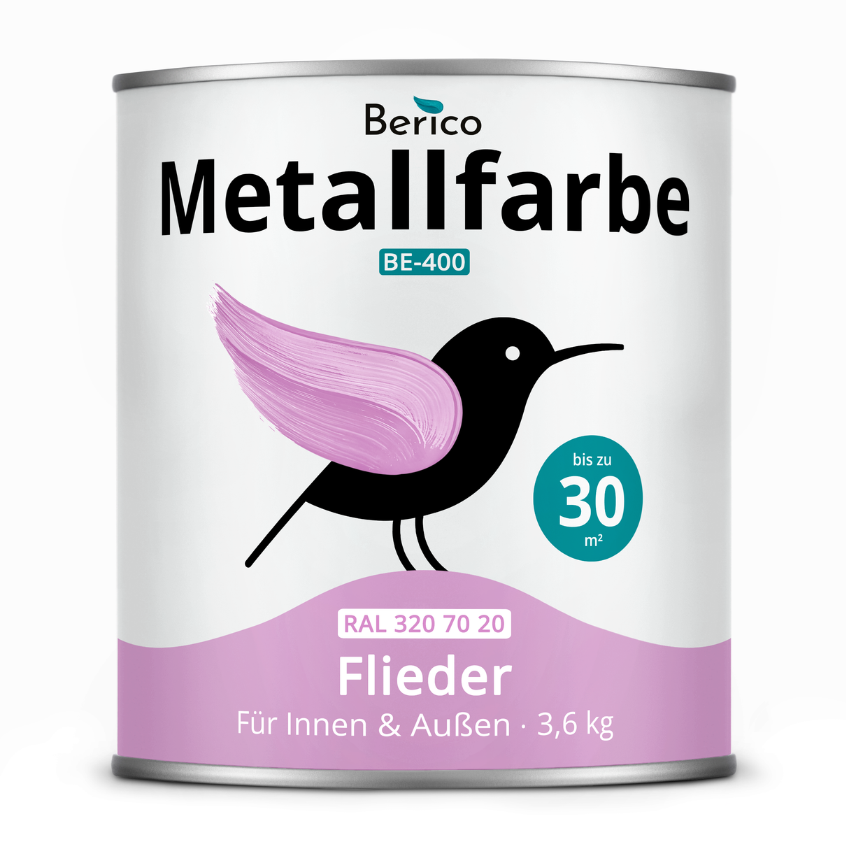BERICO Metallfarbe: geruchsarmer und stark haftender 4-in-1 Lack
