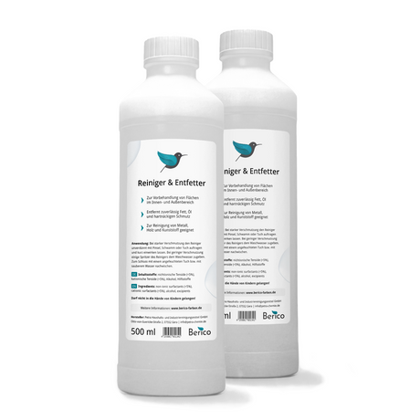 BERICO Reiniger & Entfetter – kraftvoll, sicher und umweltverträglich