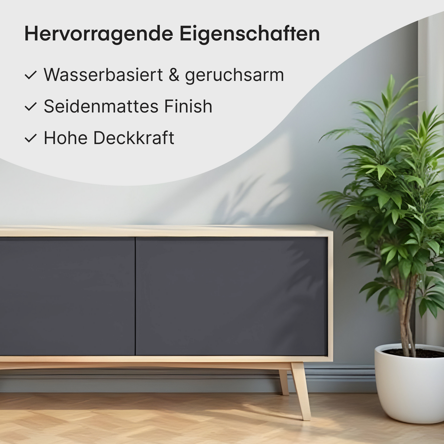 GRUNDMANN Holzfarbe & Wetterschutzfarbe: 4-in-1 Holzanstrich inkl. Grundierung