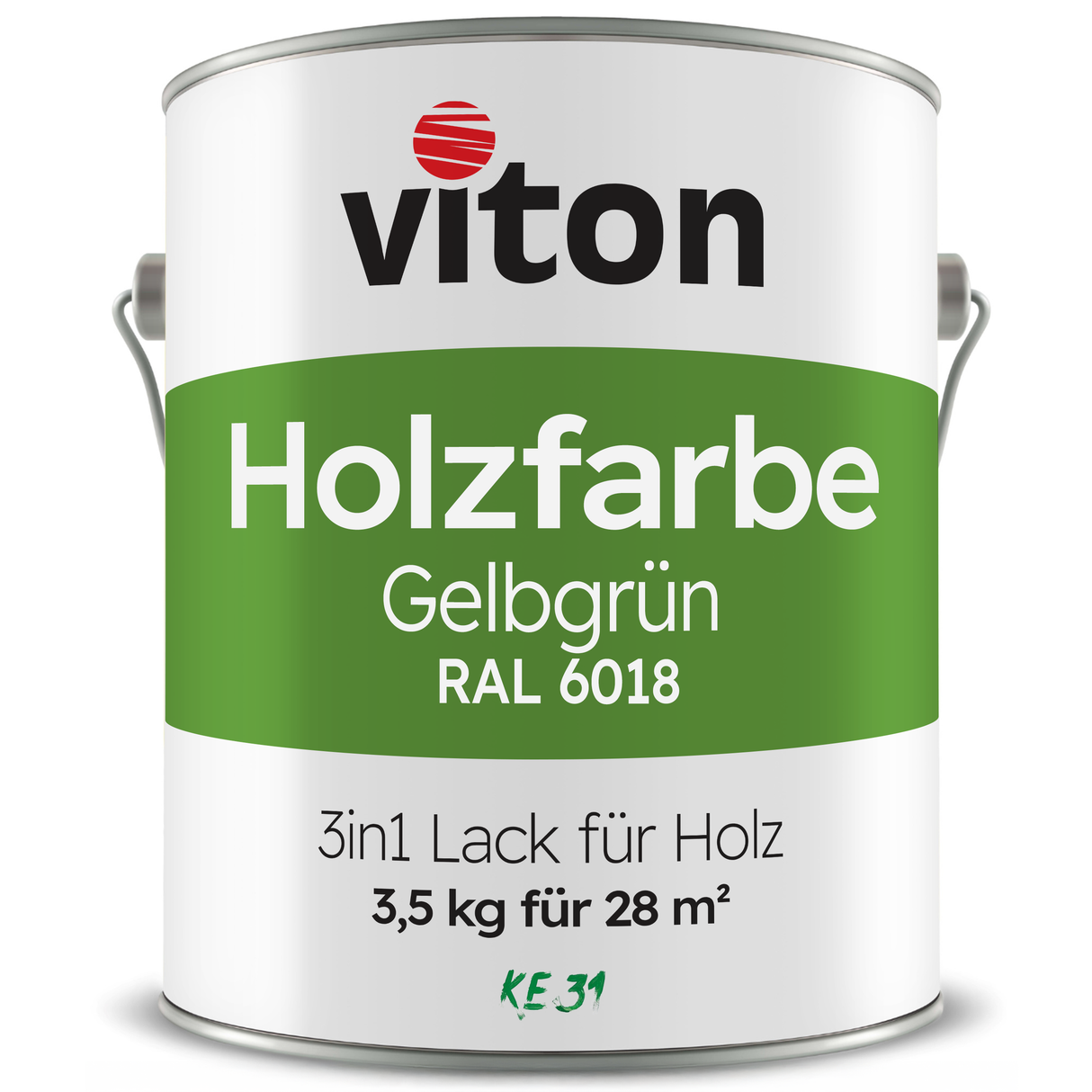 VITON Holzfarbe & Wetterschutzfarbe für Außen KE31 - 3in1 Grundierung & Deckfarbe