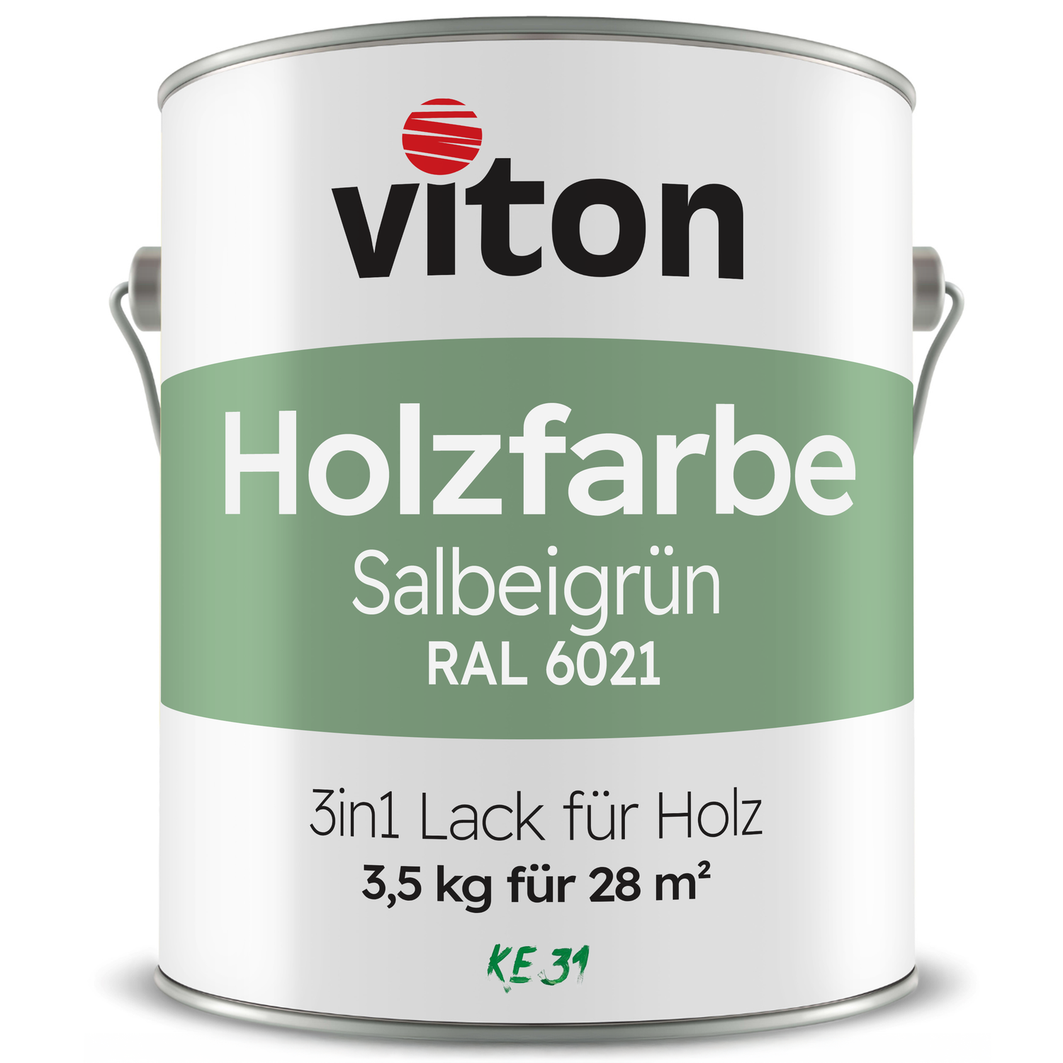 VITON Holzfarbe & Wetterschutzfarbe für Außen KE31 - 3in1 Grundierung & Deckfarbe