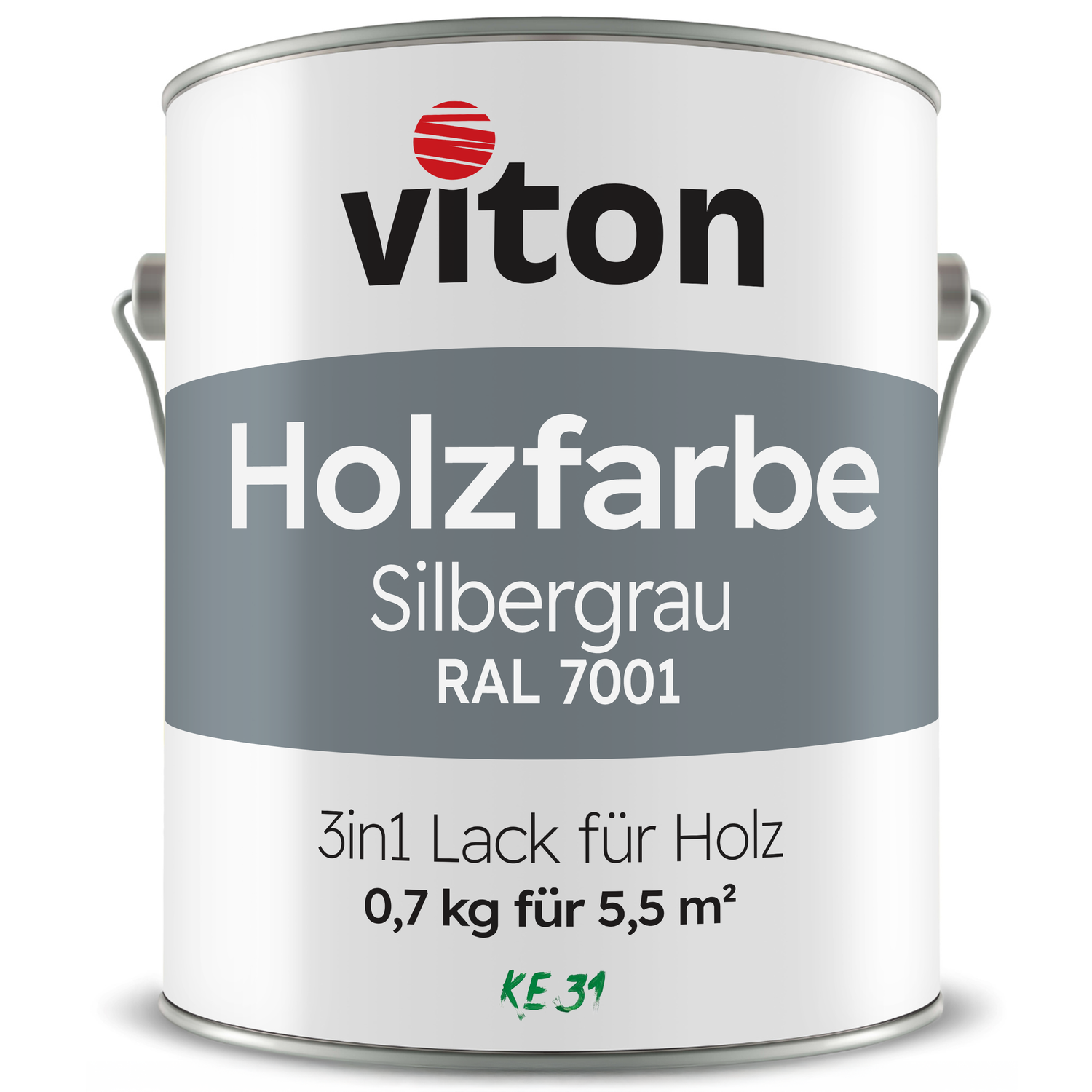 VITON Holzfarbe & Wetterschutzfarbe für Außen KE31 - 3in1 Grundierung & Deckfarbe