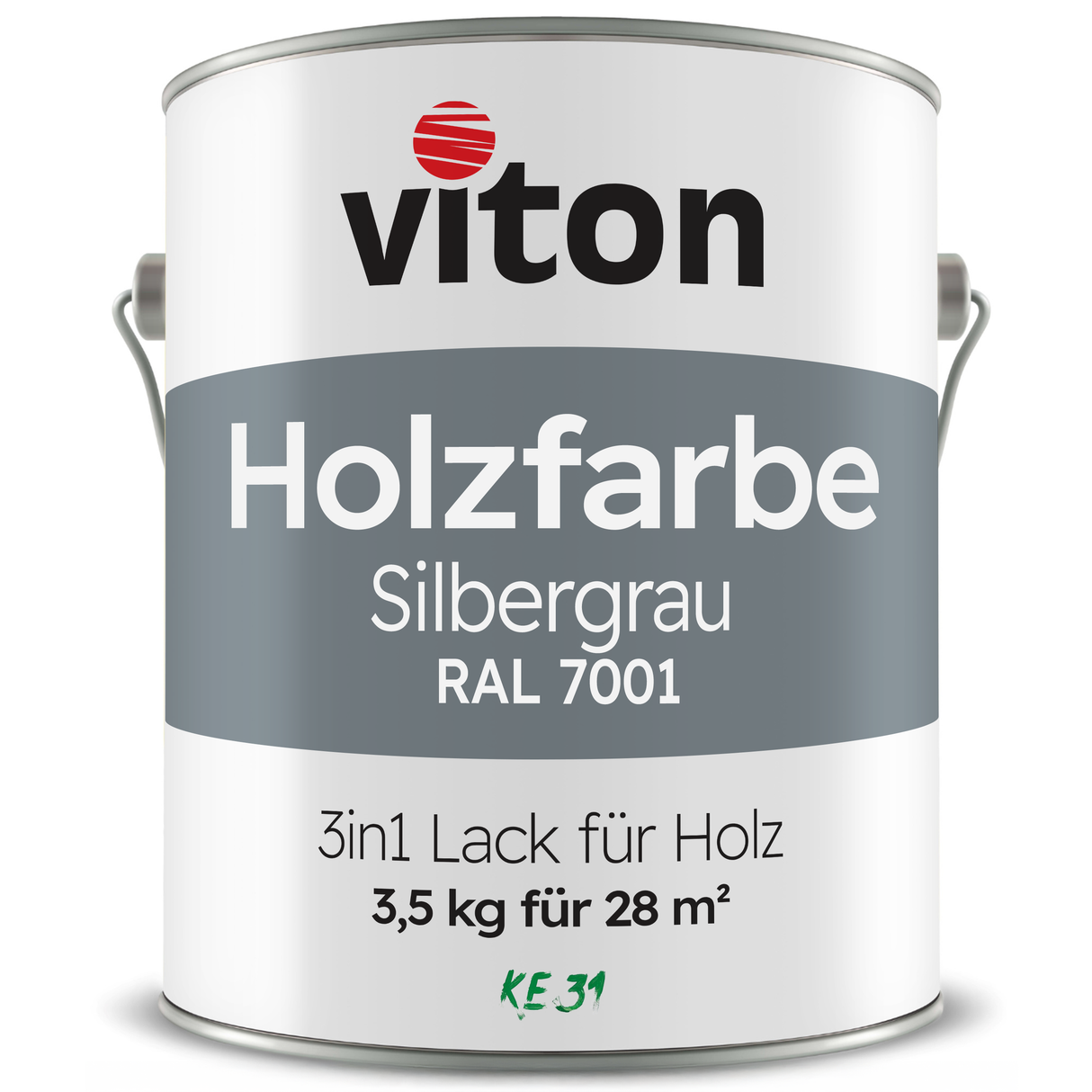 VITON Holzfarbe & Wetterschutzfarbe für Außen KE31 - 3in1 Grundierung & Deckfarbe