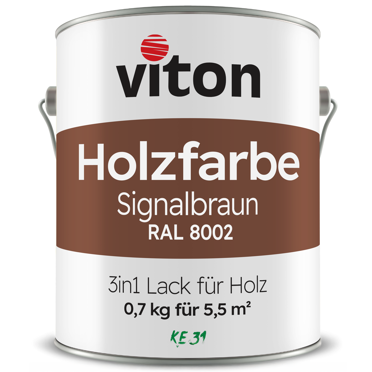 VITON Holzfarbe & Wetterschutzfarbe für Außen KE31 - 3in1 Grundierung & Deckfarbe